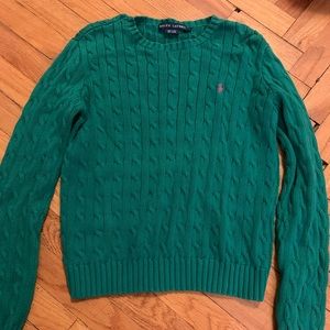 Ralph Lauren Sweater. Green. Large.